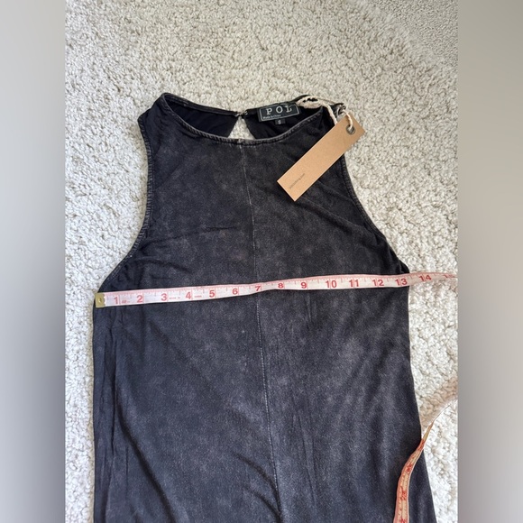 POL Charcoal Gray Black Sleeveless Dress Size Small New NWT - Picture 9 of 10